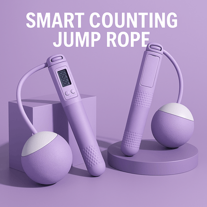 PulseCount Rope Pro - Dual-Use Weighted Smart Jump Rope for fitness and workout routines.