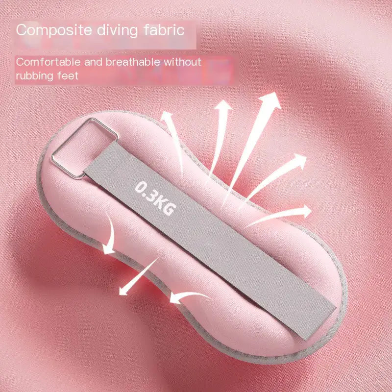 AeroFlex Ankle Weights made from composite diving fabric, designed for comfortable and breathable workout sessions.